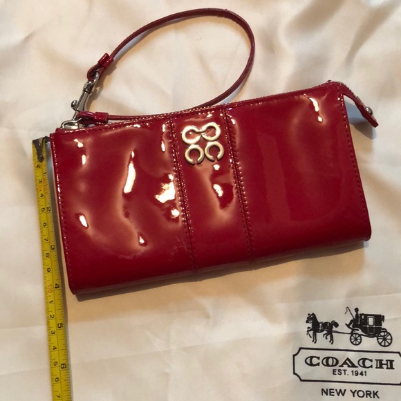 Coach Patent Leather Wristlet/Wallet - Picture 2 of 4